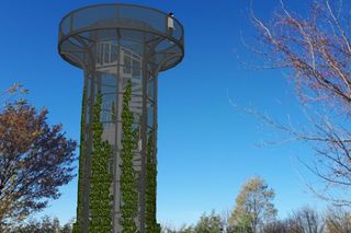 Drugi z możliwych projektów wieży widokowej na Górce Rogowskiej w Łodzi