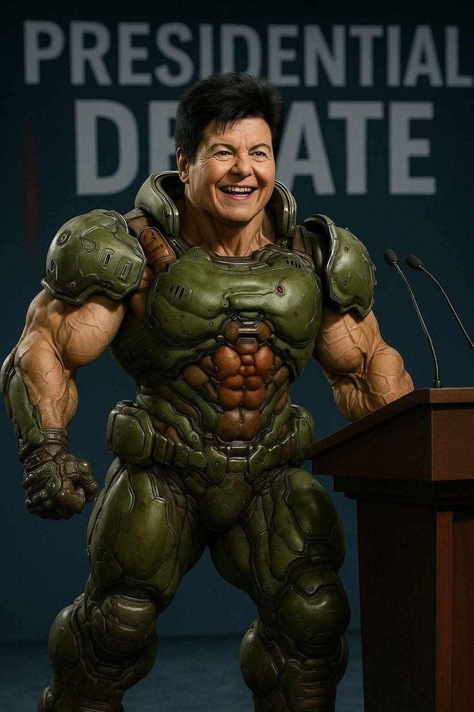 Joanna Senyszyn jak "imperatorka". Memy zalewają internet