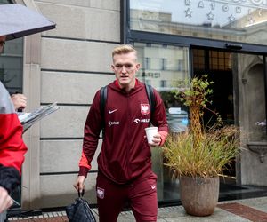 Piłkarze wyjechali na mecz Polska - Litwa