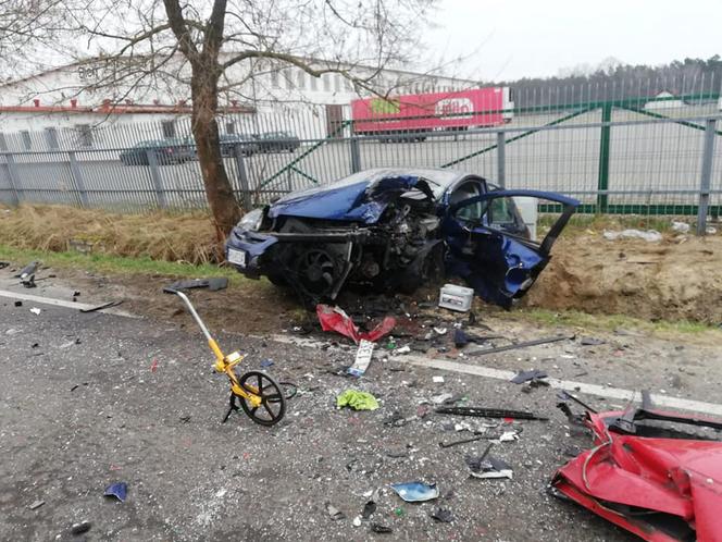 Śmiertelny wypadek pod Koninem 24.03.2021