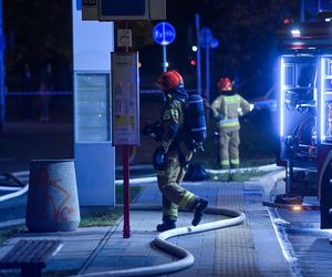 Pożar pustostanu w Warszawie (23.09.2025)