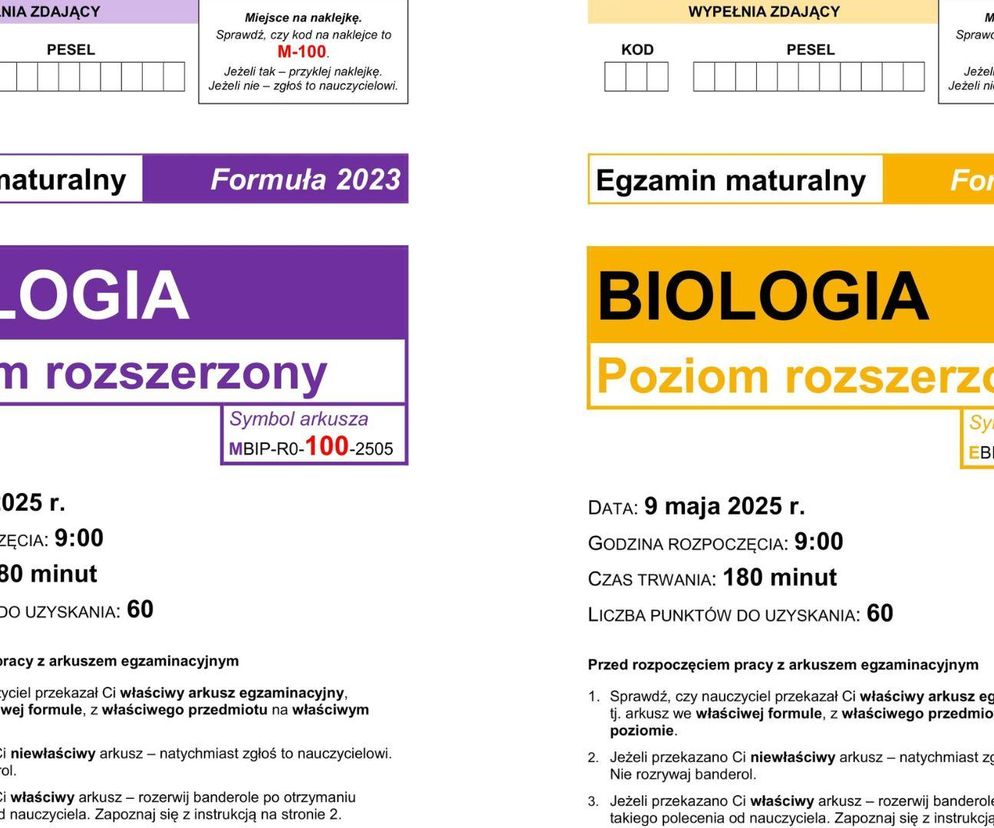 Matura 2025 z biologii. Odpowiedzi do zadań i arkusze CKE 