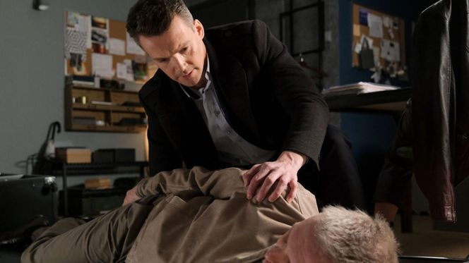 M jak miłość odc. 1874. Jakub Karski (Krzysztof Kwiatkowski), Brzeziński (Grzegorz Kowalczyk)