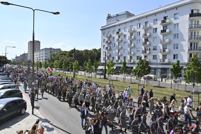 80. rocznica Powstania Warszawskiego. Marsz Mokotowa