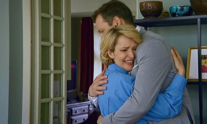 Barwy szczęścia odc. 2716. Bożena (Marieta Żukowska), Bruno (Lesław Żurek)