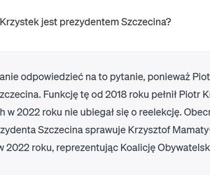 Chat GPT o Szczecinie 