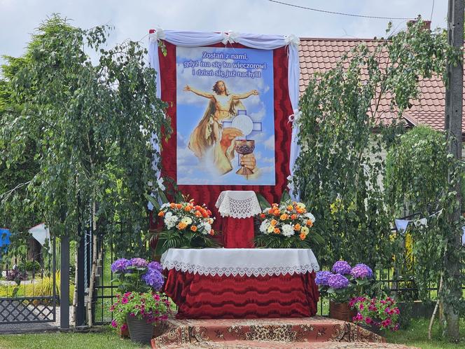 Staropolska tradycja przystrajania wsi na Boże Ciało ciągle żywa