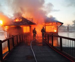 Koszmarny pożar w Zoo Safari Borysew