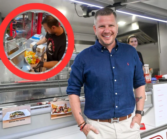 Filip Chajzer otworzył pierwszy stacjonarny kebab