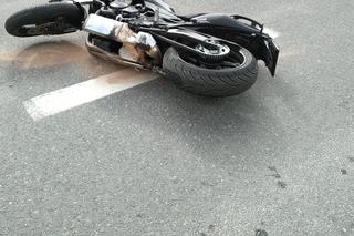 Motocyklista ranny w wypadku!
