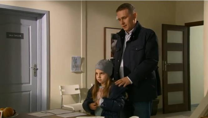 M jak miłość odc. 1114. Artur Rogowski (Robert Moskwa), Basia (Maja Wudkiewicz)