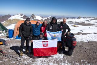 Zdjęcie z wyprawy na Aconcaguę, najwyższy szczyt Ameryki Południowej