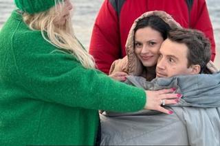 M jak miłość na planie. Kasia (Paulina Lasota), Jakub (Krzysztof Kwiatkowski)