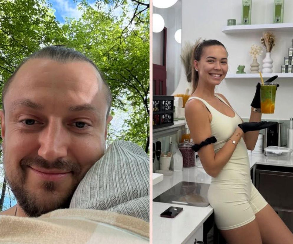 Alek Baron reklamuje biznes Sandry Kubickiej z synkiem na rękach. Internauci nie wyobrażają sobie rozwodu rodziców Leosia: „Bądźcie razem”
