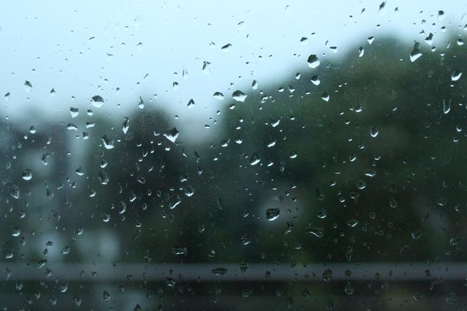 Padający deszcz za oknem. Prognoza pogody na poniedziałek 2 listopada