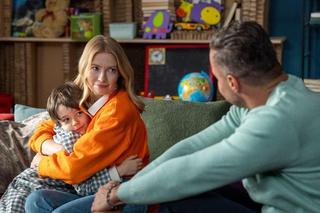 	Barwy szczęścia odc. 2999. Sebastian (Marek Krupski), Mateuszek (Filip Kawalerowicz), Dominika (Karolina Chapko)