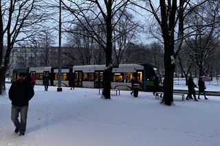 Śnieg pojawił się w Szczecinie. Może być niebezpiecznie na chodnikach i drogach! 