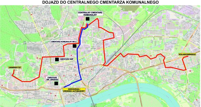 Wszystkich Świętych 2024 w Toruniu. Jak dojechać na cmentarz? Przydatne mapy