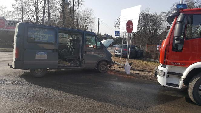 Wypadek na skrzyżowaniu Moniuszki z Nowowiejską