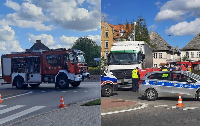 Tir ciągnął za sobą kobietę! Makabryczny wypadek w Mrągowie [ZDJĘCIA].