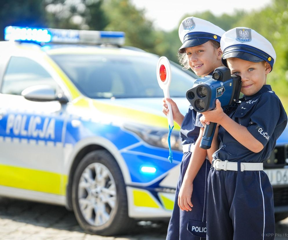 Mali pomocnicy na drogach – wyjątkowa akcja pilskiej policji 