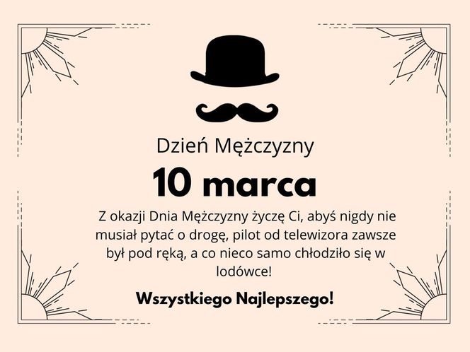 Dzień Mężczyzny - śmieszne życzenia i wierszyki