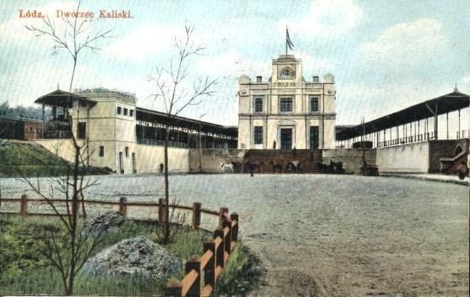 Pierwszy dworzec Łódź Kaliska