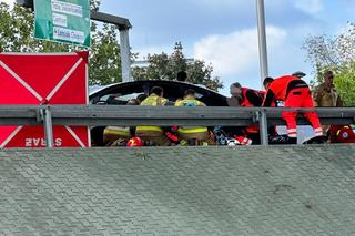 Zderzenie 5 aut w Warszawie. Jeden z kierowców reanimowany