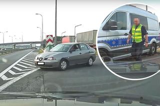 Starszy mężczyzna próbował wyjechać pod prąd na S5 w Białych Błotach. Nagranie trafiło do sieci i policji [GALERIA]
