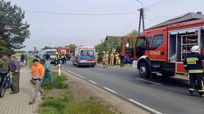 Poważny wypadek w Wólce Zastawskiej