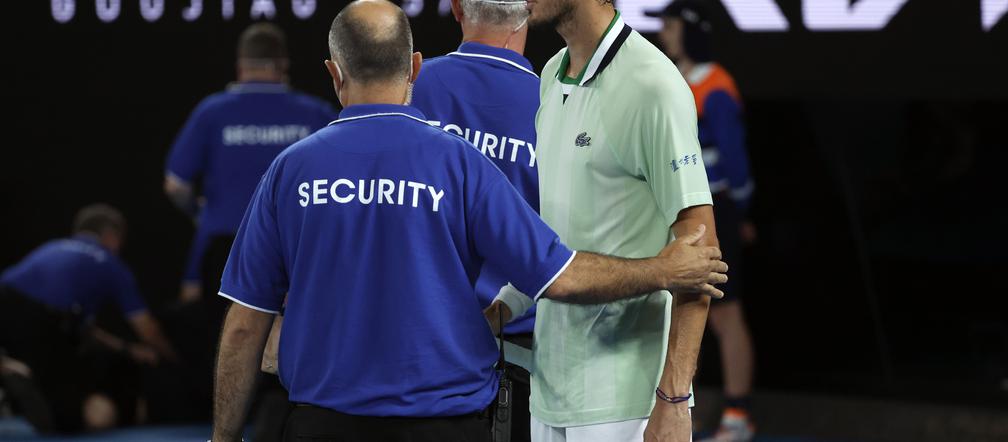 Protestujący przerwał finał Australian Open