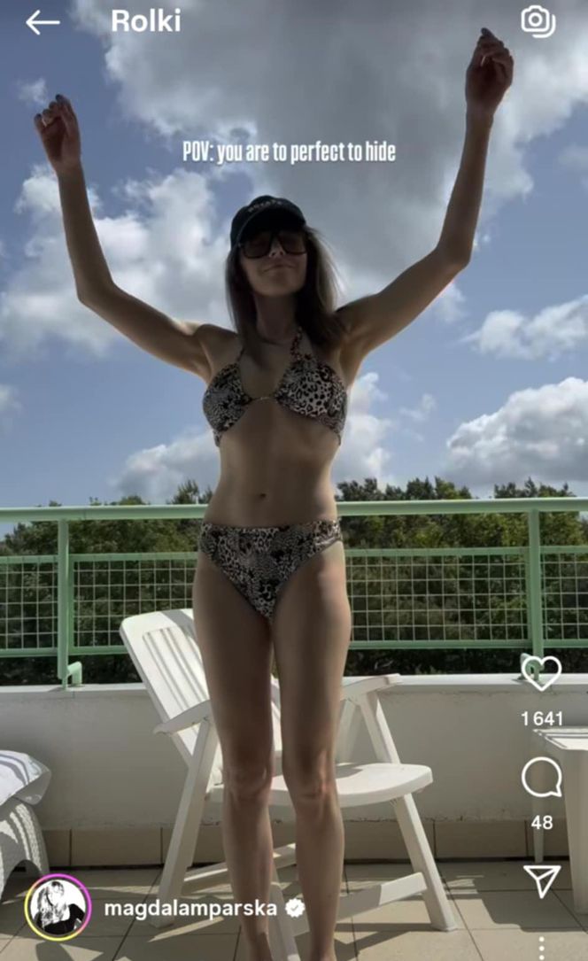 Magda Lamparska w bikini
