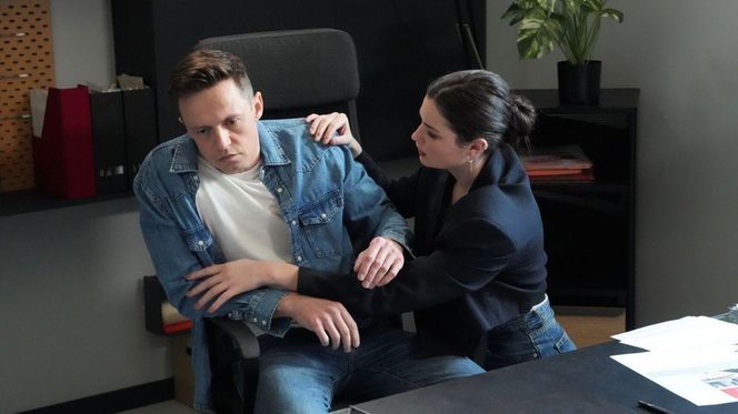 Barwy szczęścia odc. 3231. Błażej Modrzycki (Piotr Ligienza), Weronika (Maria Świłpa)