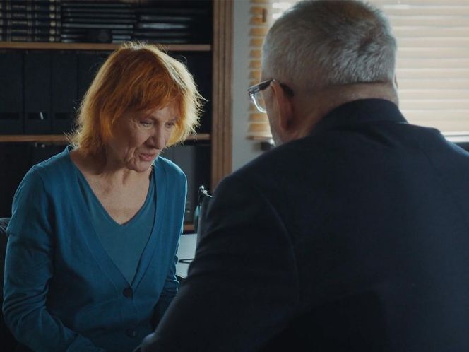 M jak miłość, odcinek 1868: Pani Ola (Ewa Kolasińska), Werner (Jacek Kopczyński)