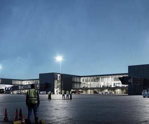 Wizualizacja rozbudowy lotniska w Krakowie