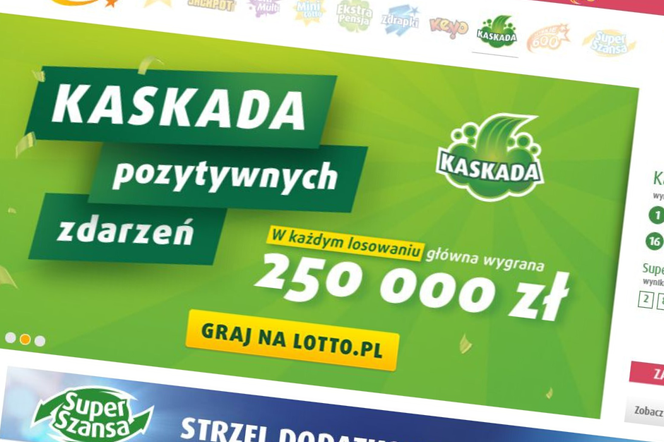 Wyniki Lotto Kaskada z 04.06.2020, godz. 21:40