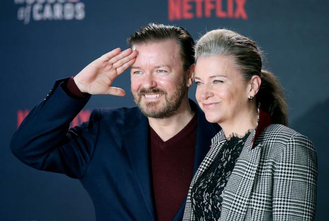 Ricky Gervais i Jane Fallen