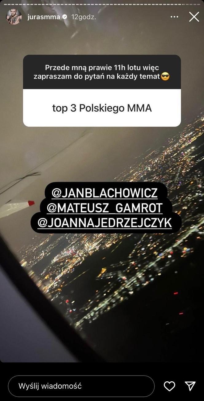 Łukasz Juras Jurkowski wskazuje TOP 3 polskiego MMA