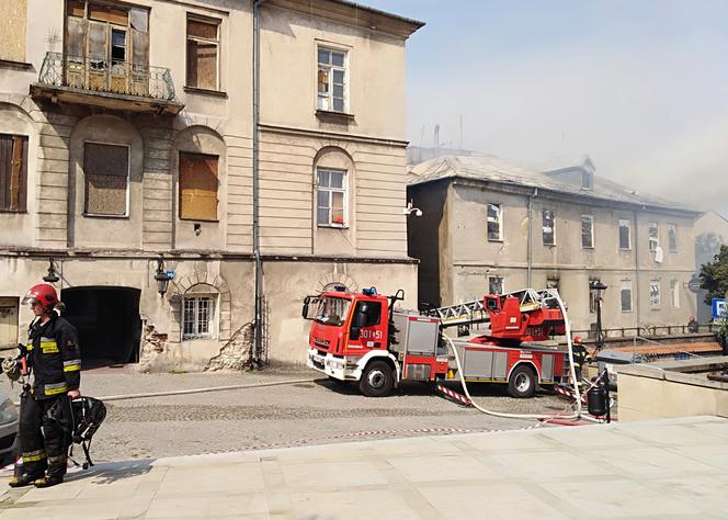 Pożar kamienicy na Starym Mieście w Lublinie!