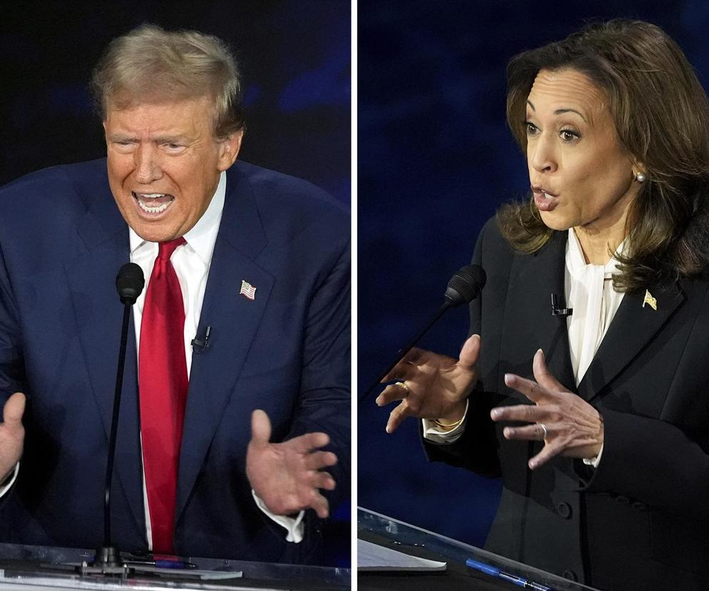 Debata prezydencka w USA. Kamala Harris i Donald Trump