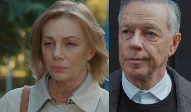 Barwy szczęścia, odcinek 3153. Wanda (Maja Barełkowska), Henryk (Zbigniew Suszyński)