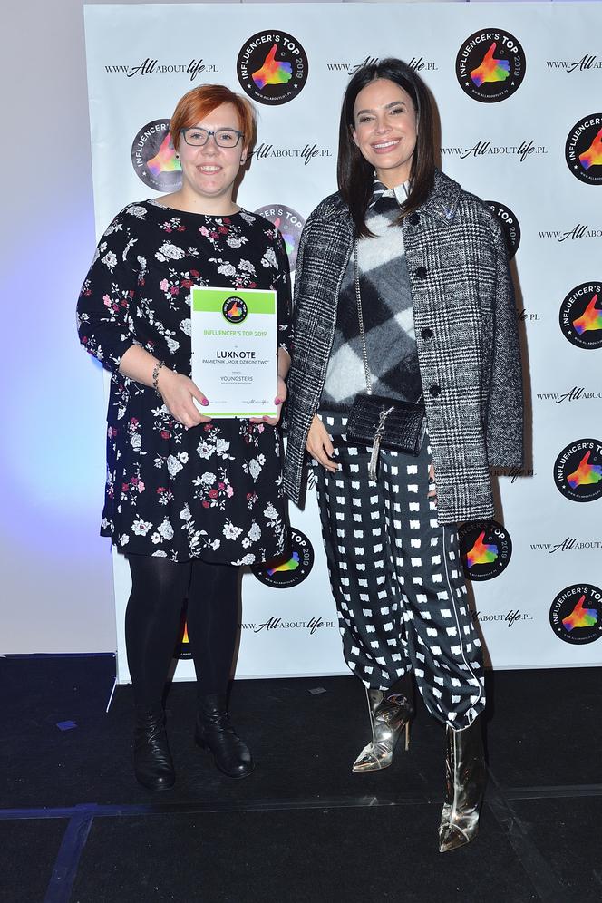 Cichopek, Tadla, Antosiewicz, Koziejowska, Załęcka na finale plebiscytu Influencer's Top 2019