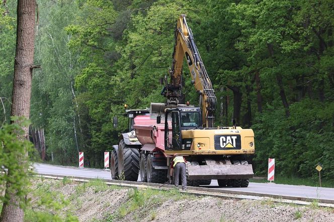Trwa przebudowa odcinka drogi nr 928 między Mikołowem i Kobiórem