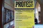 Protest nauczycieli w I LO w Rzeszowie
