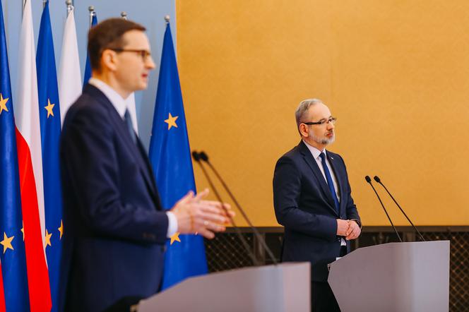 Mateusz Morawiecki i Adam Niedzielski