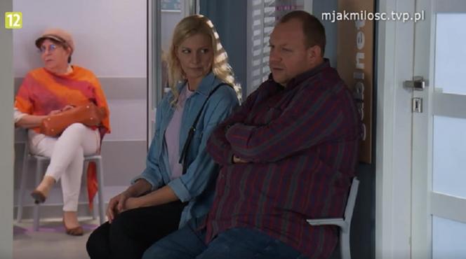 M jak miłość. Jagoda (Katarzyna Kołeczek), Tadeusz (Bartłomiej Nowosielski)