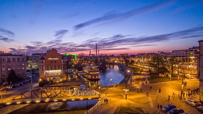 Wrocław widziany z lotu ptaka w obiektywie kamery bezzałogowych statków powietrznych