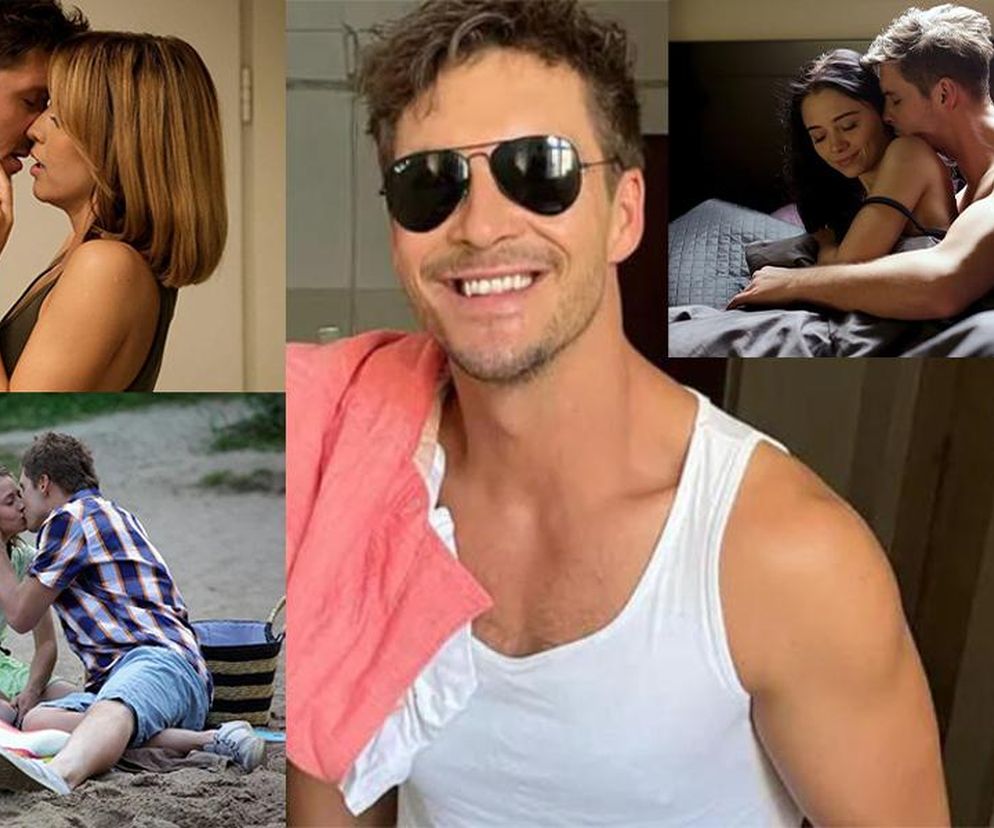 M jak miłość. Marcin (Mikołaj Roznerski), Kama (Michalina Sosna), Iza (Adriana Kalska), Eryka (Marta Juras)