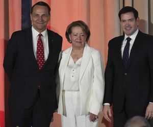 Anna Kalczyńska w USA z Radosławem Sikorskim i Marco Rubio