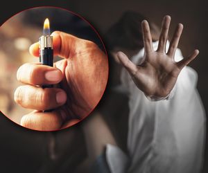 Oblał benzyną swoją żonę i podpalił. Chwilę później rzucił się do ucieczki